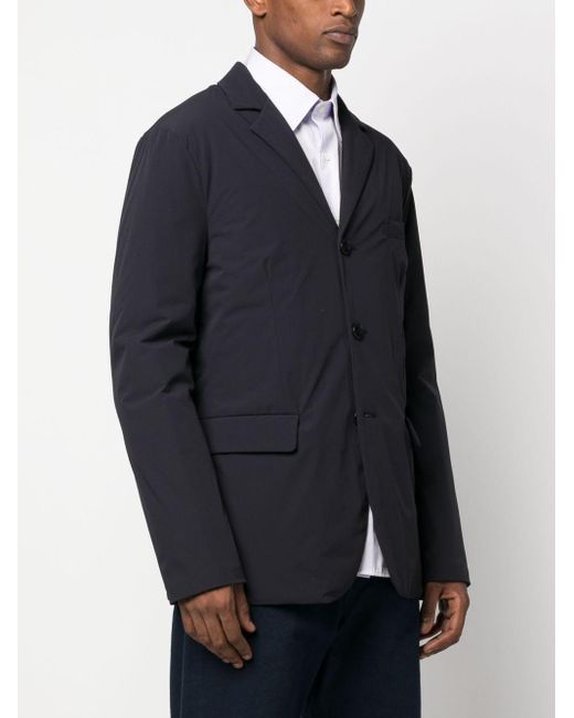 Aspesi Blue Single-Breasted Suit Jacket for men