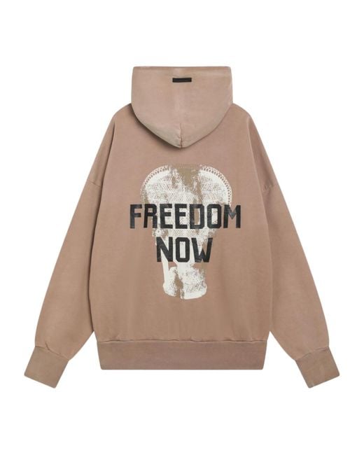 Fear Of God Natural Revolution Distressed Hoodie for men