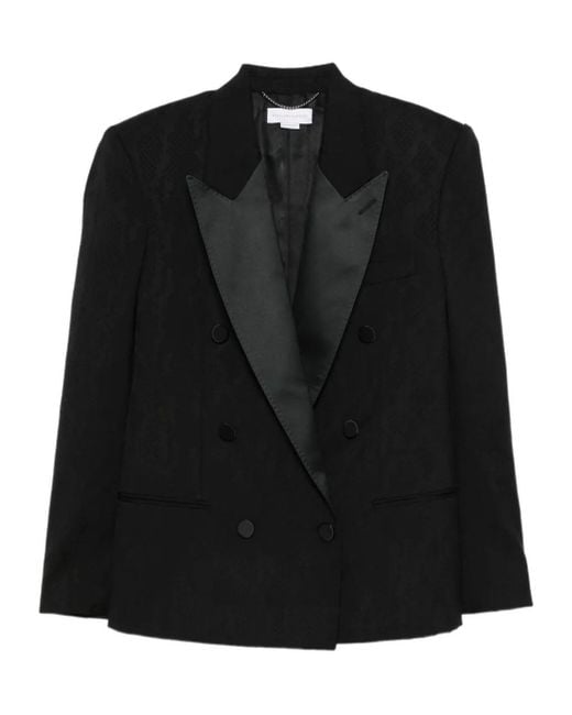 Stella McCartney Black Double Breasted Tailored Blazer
