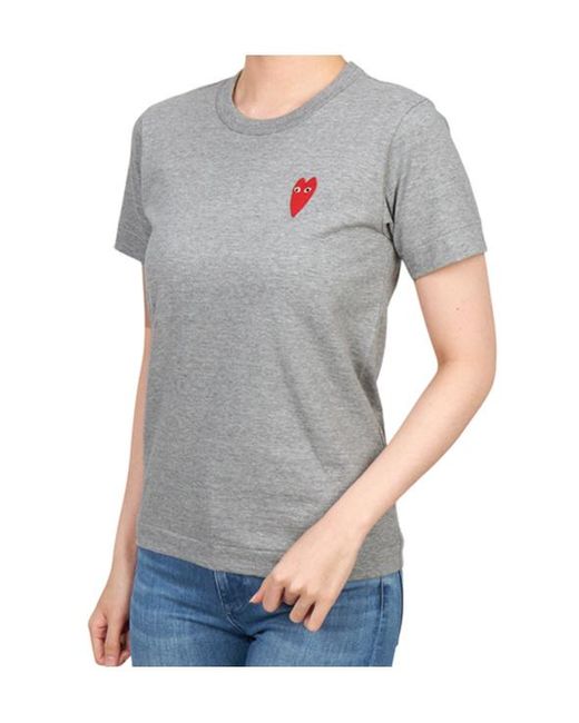 Comme des Garçons Gray Short-Sleeved T-Shirt