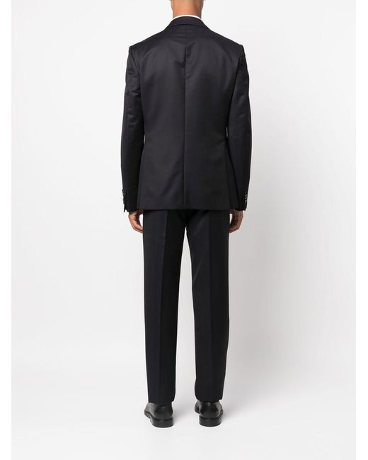 Zegna Black Single-Breasted Tailored Suit for men
