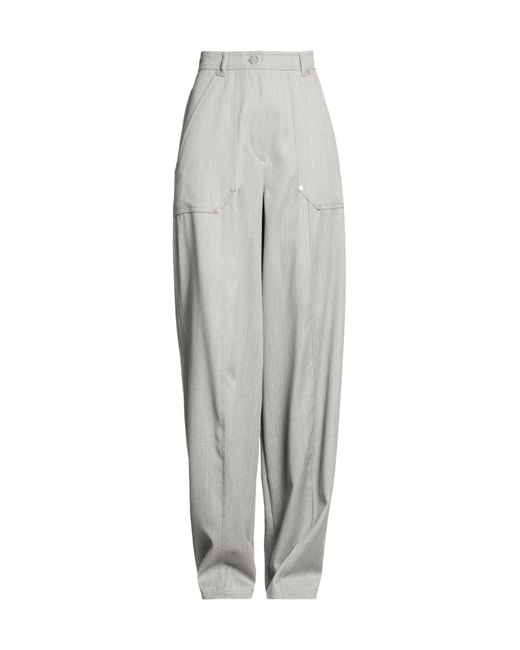 Max Mara Gray Casual Trousers