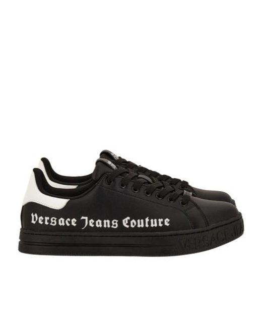 Versace Black Logo Sneakers for men