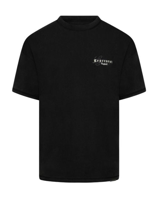 Represent Black Legacy Overprinted T-Shirt for men