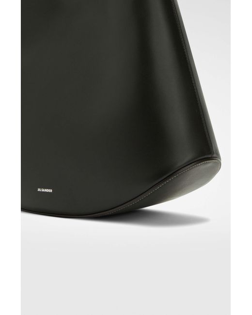 Jil Sander Black Eldorado Medium Shoulder Bag