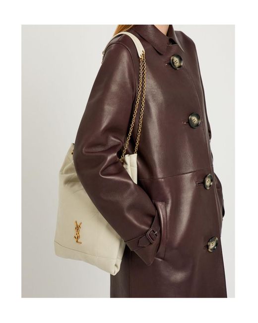 Saint Laurent Natural Jamie 4.3 Leather Shoulder Bag