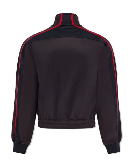 Martine Rose Blue Shrunken Track Jacket for men