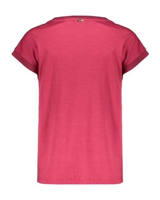 Herno Pink Wool T-Shirt, Daily Comfort Guaranteed