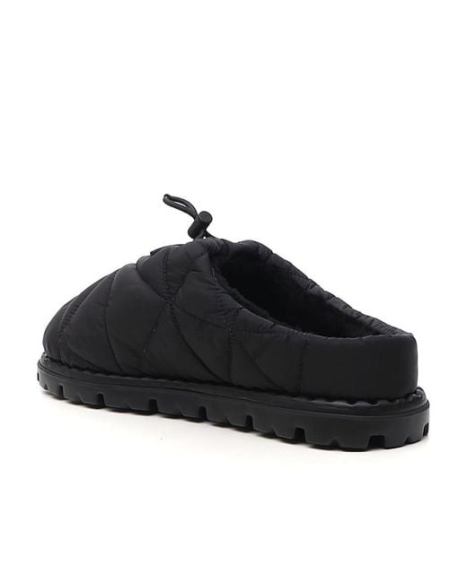 Prada Black Logo Muller Shoes for men