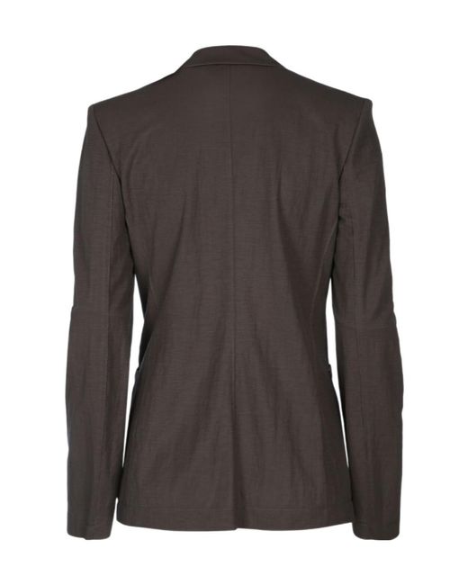 Harris Wharf London Black Double-Breasted Blazer