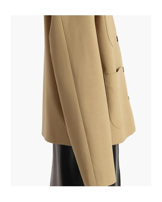 Khaite Natural Collared Casual Jacket