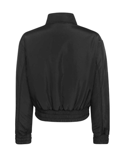Opening Ceremony Black Logo-Patch Bomber Jacket