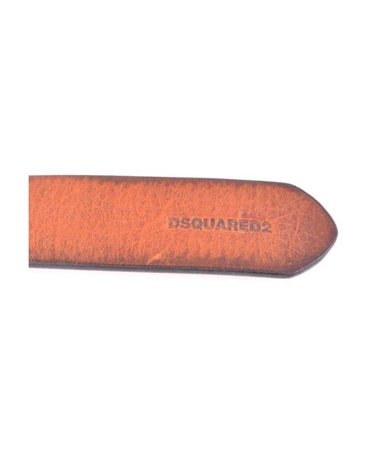 DSquared² Pink Logo Belt