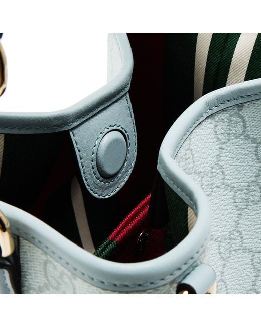 Gucci Blue Emblem Bucket