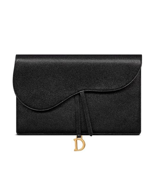 Dior Black Saddle Pouch
