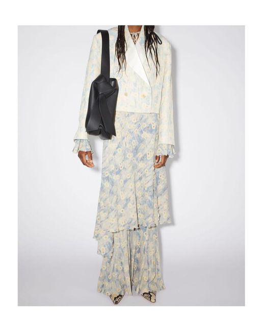 Acne Black Logo Detailed Midi Shoulder Bag