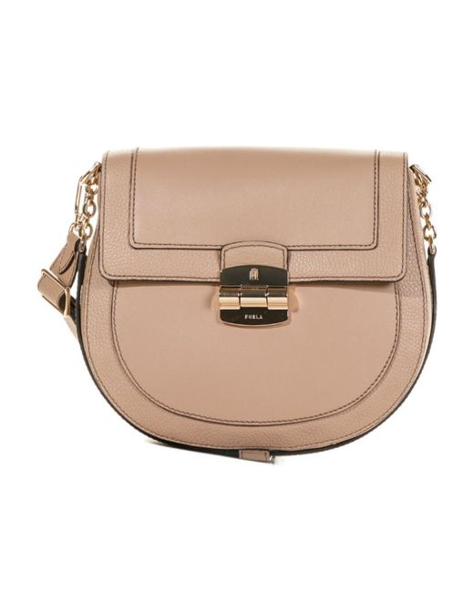 Furla Natural Logo Shoulder Bag