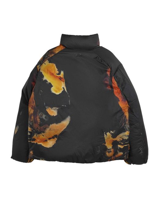 Y-3 Black Medium Puffer Jacket for men