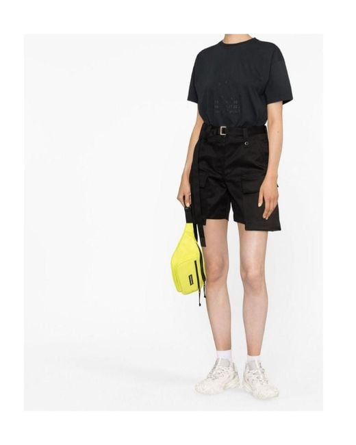 Maison Margiela Black Short-Sleeved Crewneck T-Shirt