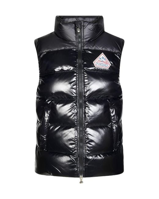 Pyrenex Black John Sleeveless Down Vest for men