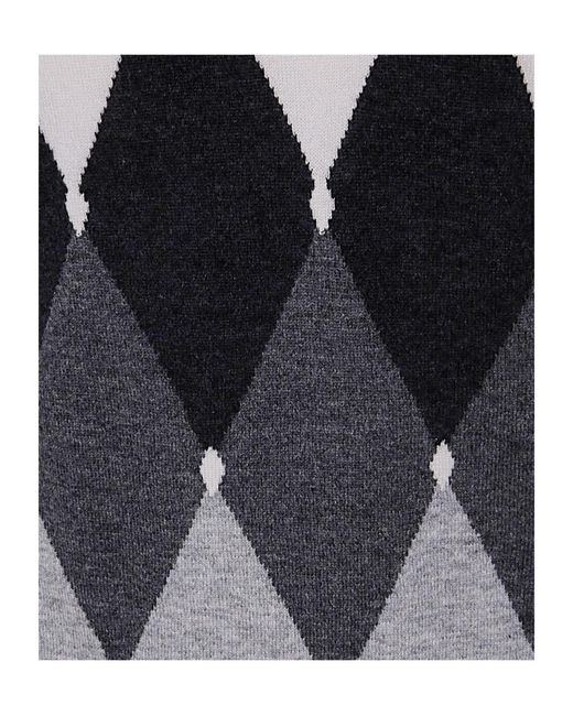 Ballantyne Gray V-Neck Pullover for men