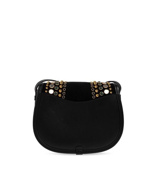 Etro Black Flap Shoulder Bag