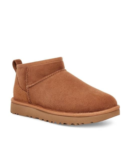 Ugg Brown Round Head Snow Boots