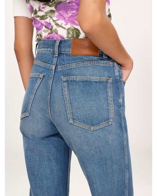 Chloé Blue Chloé Straight-Leg Jeans