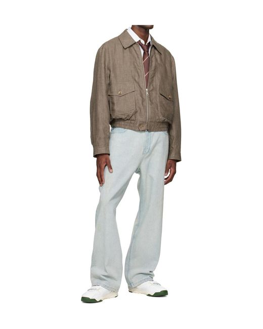 Lacoste White Game Train Pro Leather Sneakers for men