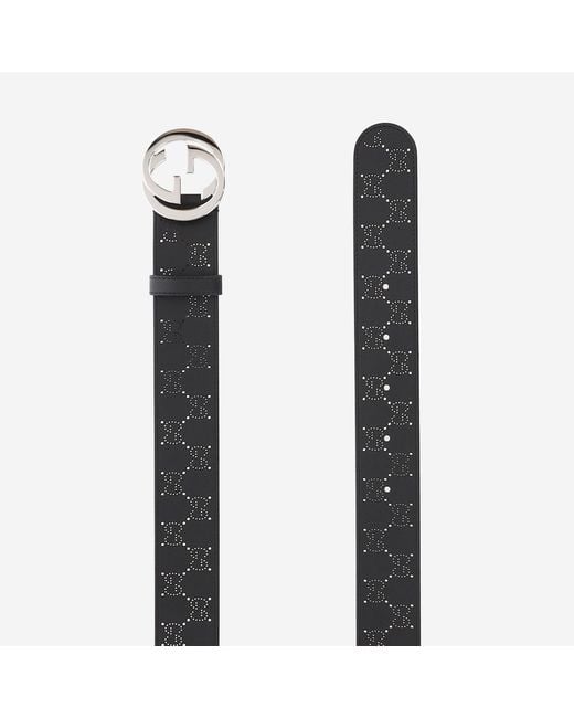 Gucci Black Buckle Belt for men