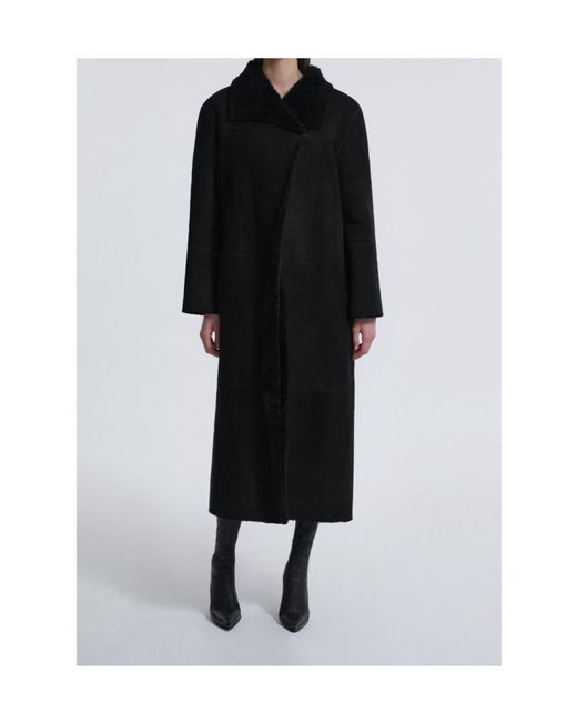 Nour Hammour Black Long-Sleeved Coat