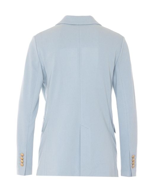 Circolo 1901 Blue Double-Breasted Blazer