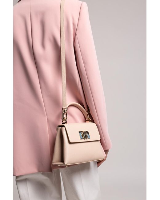 Furla Natural Mini Top-Handle Tote Bag