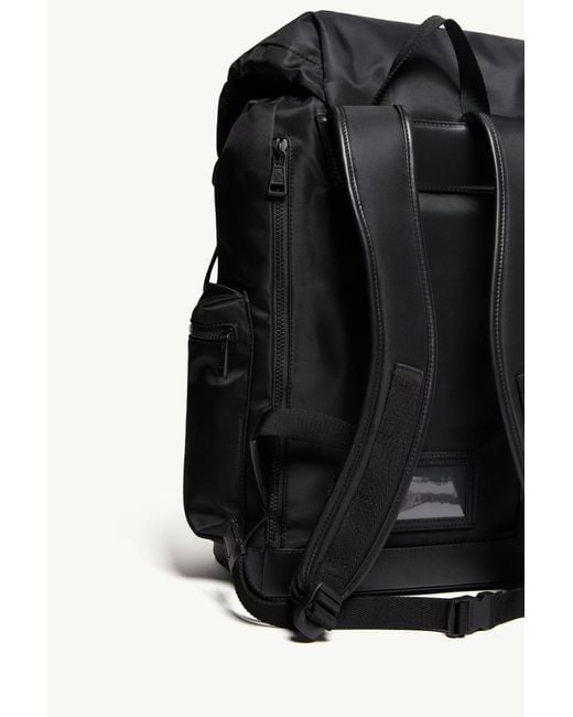 Moncler Black Kenton Drill Backpack for men