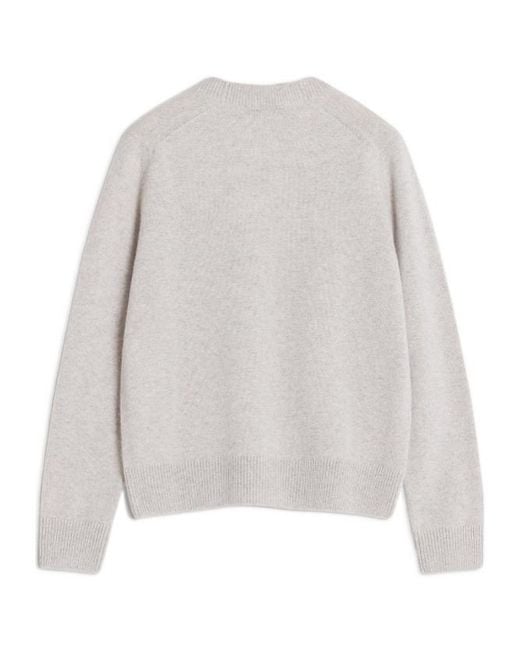Maison Kitsuné Gray Maison Kitsuné Baby Fox Boxy Cardigan