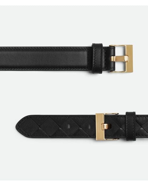 Bottega Veneta Black Watch Belt