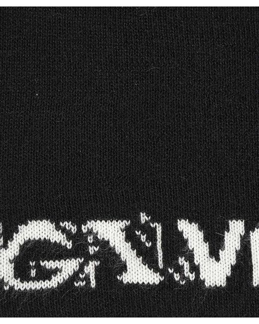 Givenchy Black Logo Wool Hat for men