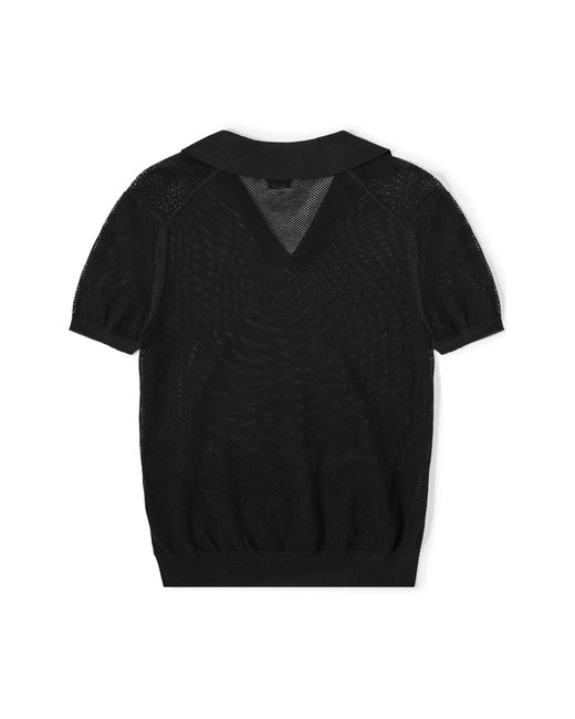 Tom Ford Black Short-Sleeve Knit Top for men