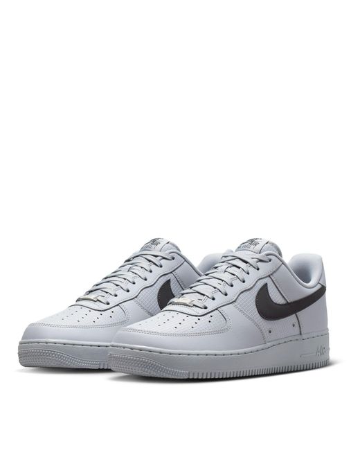 Nike Gray Patchwork Sneakers for men