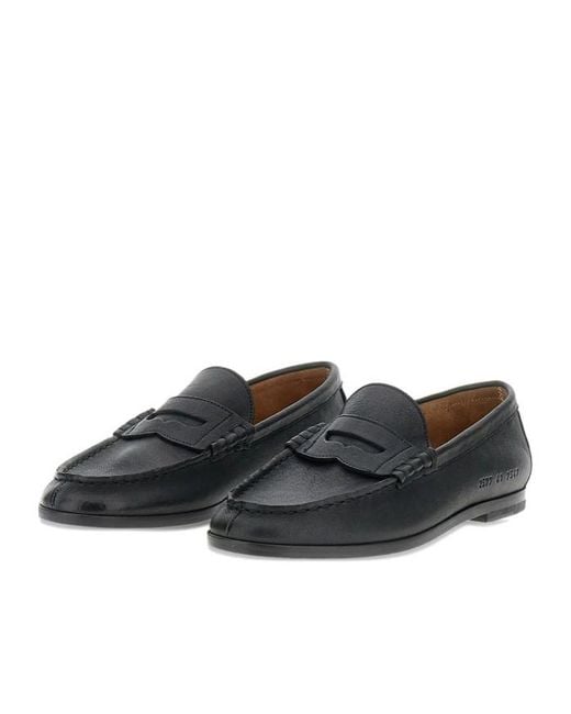 Common Projects Black Round-Toe Loafers for men
