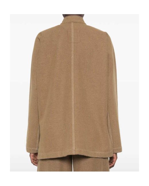 Uma Wang Natural Long-Sleeved Casual Jacket