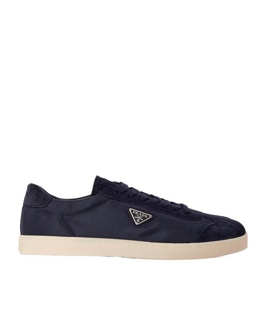 Prada Blue Low-Top Sneakers for men