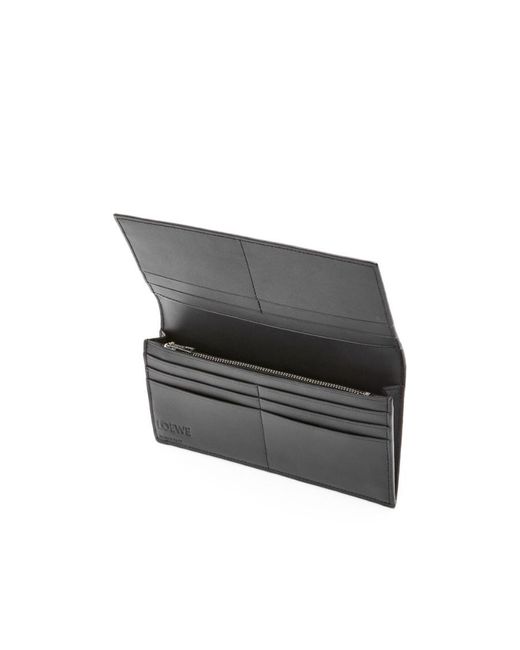 Loewe Gray Long Horizontal Wallet for men