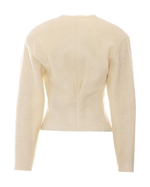 Isabel Marant Natural Long-Sleeve Jacket