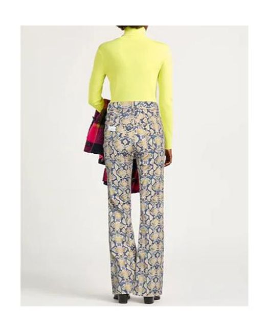 Ganni Gray Denim Trousers