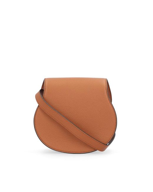 Chloé Brown Chloé Marcie Small Saddle Bag