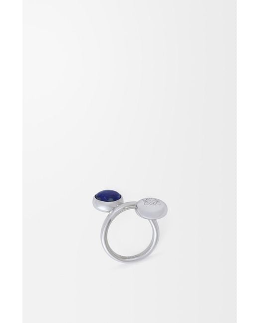 Loewe Blue Logo Ring