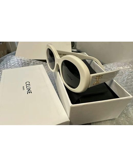 Céline White Triomphe 01 Sunglasses