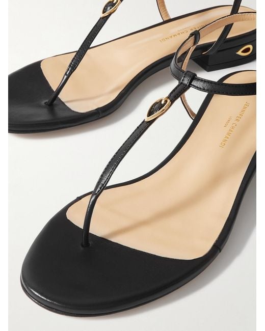 JENNIFER CHAMANDI Multicolor Round-Toe Sandals