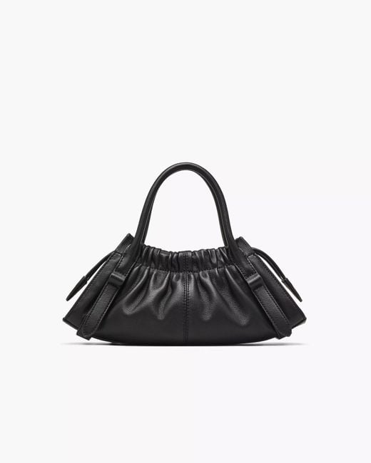 Marc Jacobs Black Logo Detailed Zipped Tote Bag
